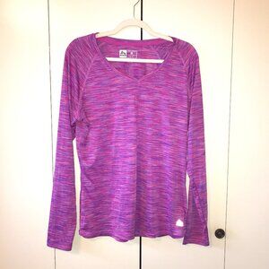 RBX Performance Ladies V Neck Long Sleeve T-Shirt